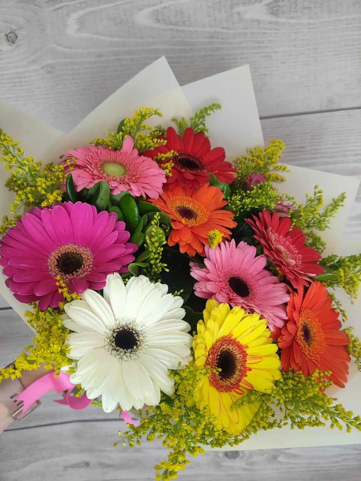 Ramo de 10 Gerberas – Colores que Inspiran
